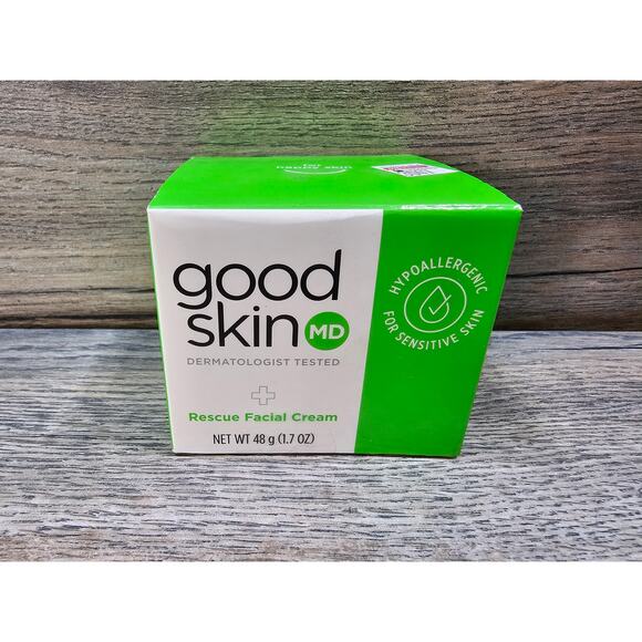 Good Skin MD Rescue Facial Cream Hypoallergenic Sensitive Skin  1.7 oz - Picture 1 of 3